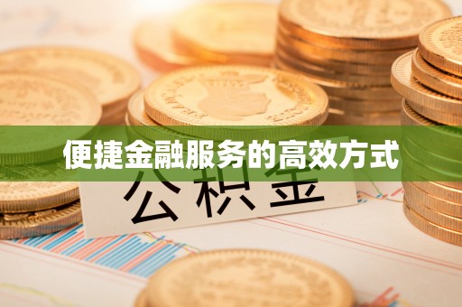 鸠江便捷金融服务的高效方式